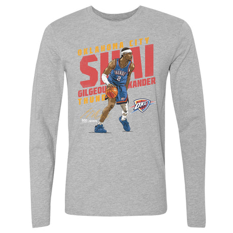 Shai Gilgeous-Alexander Men's Long Sleeve T-Shirt | 500 LEVEL