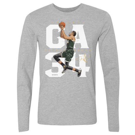 Giannis Antetokounmpo Men's Long Sleeve T-Shirt | 500 LEVEL