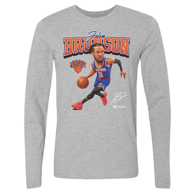 Jalen Brunson Men's Long Sleeve T-Shirt | 500 LEVEL