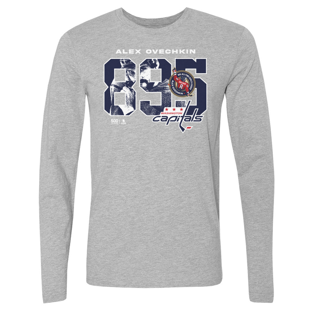 Alex Ovechkin Men's Long Sleeve T-Shirt | 500 LEVEL