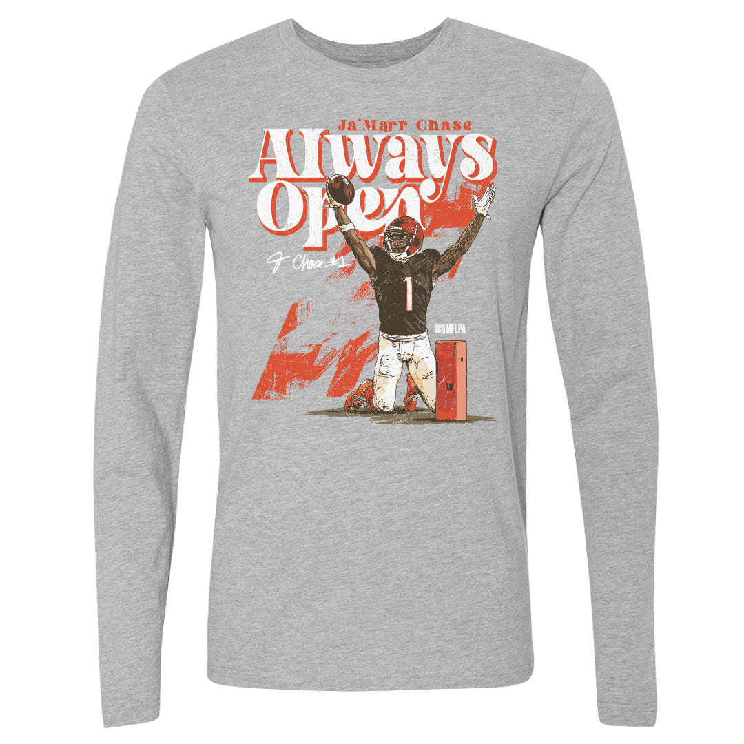 Ja'Marr Chase Men's Long Sleeve T-Shirt | 500 LEVEL