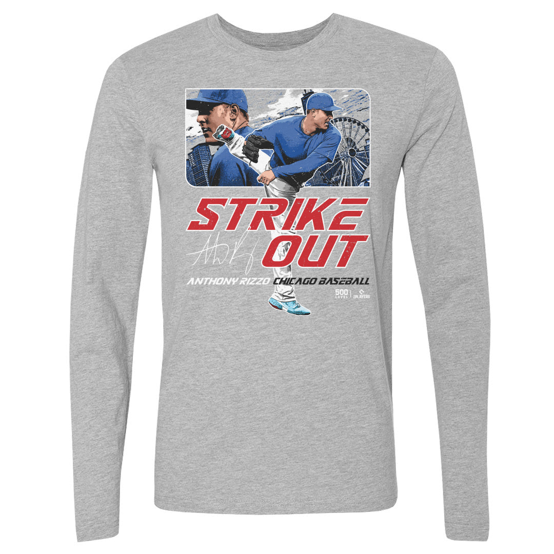 Anthony Rizzo Men's Long Sleeve T-Shirt | 500 LEVEL