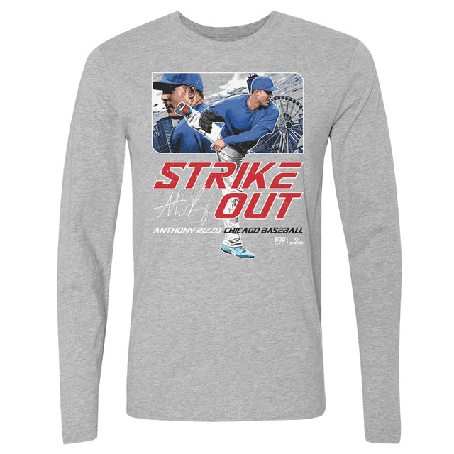 Anthony Rizzo Men's Long Sleeve T-Shirt | 500 LEVEL
