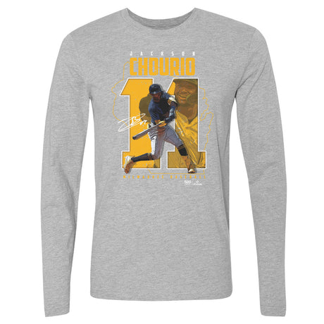 Jackson Chourio Men's Long Sleeve T-Shirt | 500 LEVEL