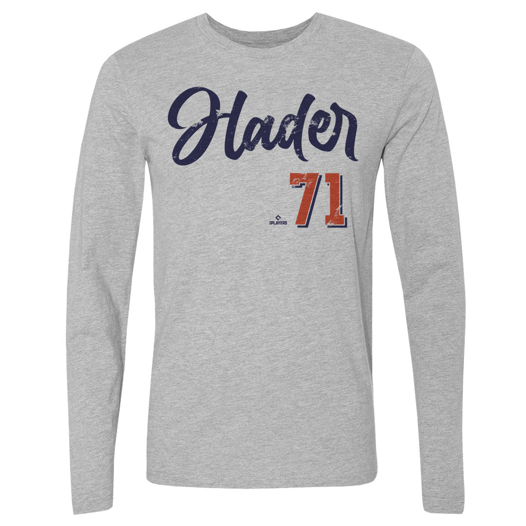 Josh Hader Men&#39;s Long Sleeve T-Shirt | 500 LEVEL