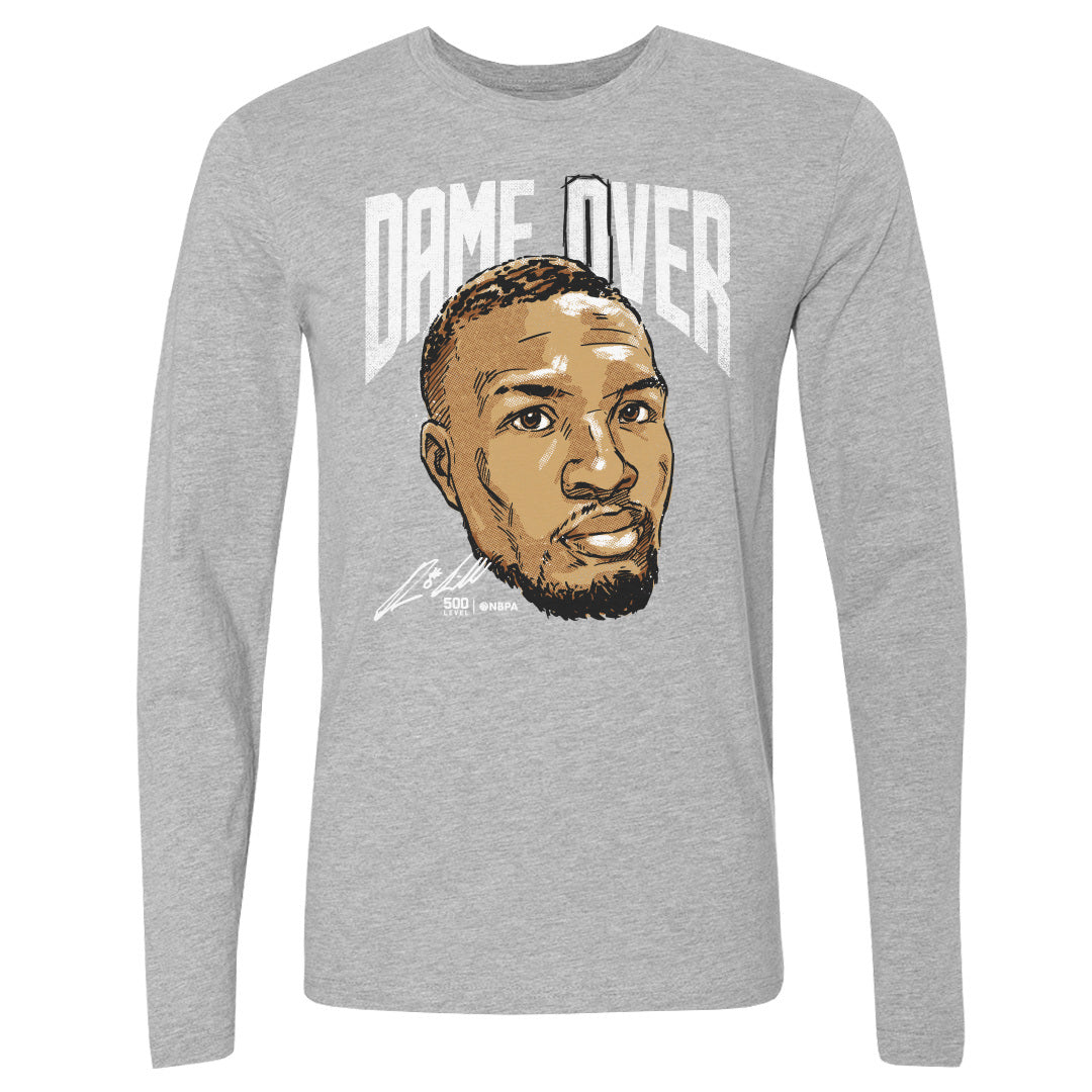 Damian Lillard Men's Long Sleeve T-Shirt | 500 LEVEL