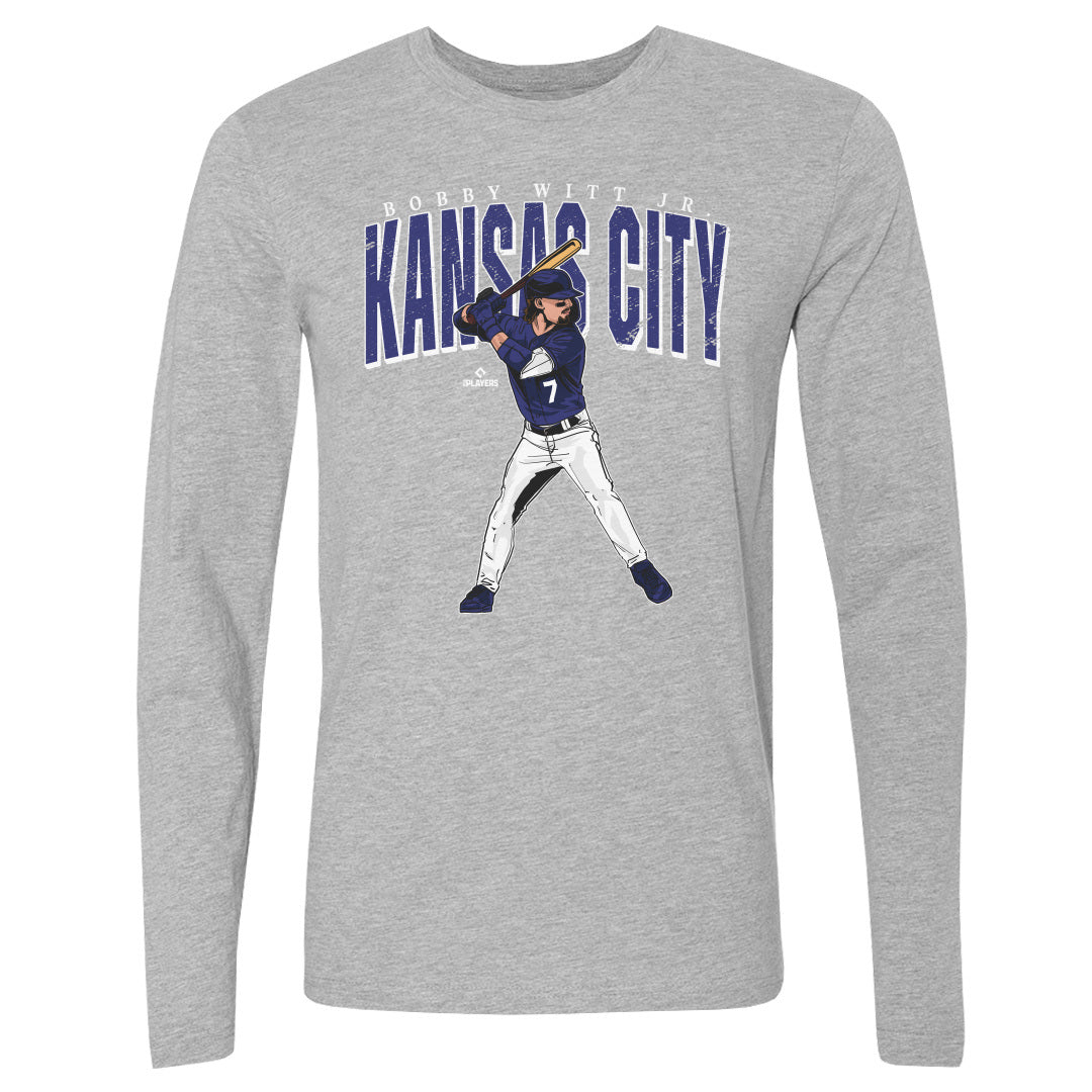 Bobby Witt Jr. Men's Long Sleeve T-Shirt | 500 LEVEL