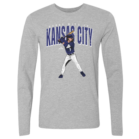 Bobby Witt Jr. Men's Long Sleeve T-Shirt | 500 LEVEL