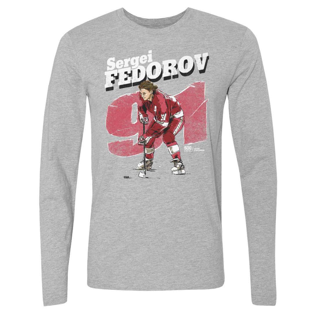 Sergei Fedorov Men's Long Sleeve T-Shirt | 500 LEVEL