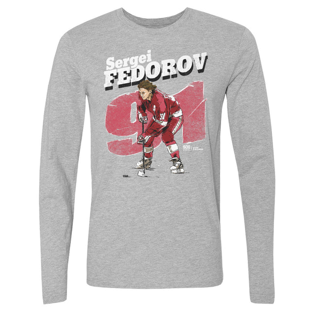 Sergei Fedorov Men's Long Sleeve T-Shirt | 500 LEVEL