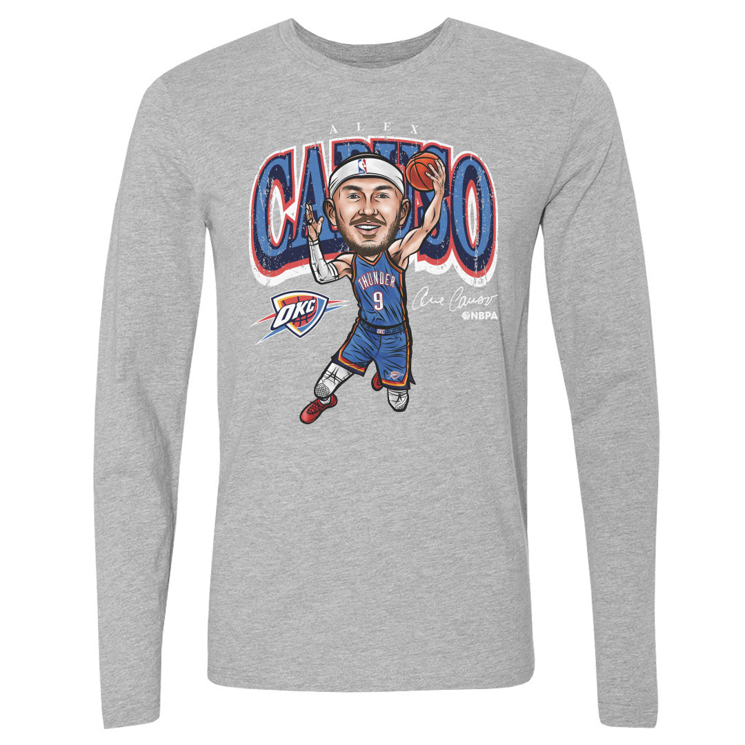 Alex Caruso Men's Long Sleeve T-Shirt | 500 LEVEL