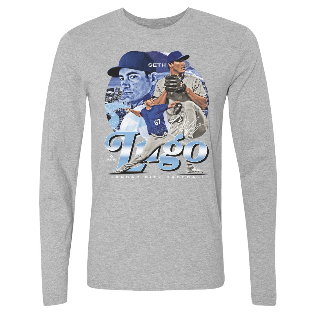 Seth Lugo Men's Long Sleeve T-Shirt | 500 LEVEL