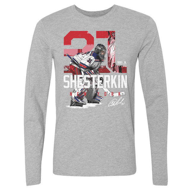 Igor Shesterkin Men's Long Sleeve T-Shirt | 500 LEVEL