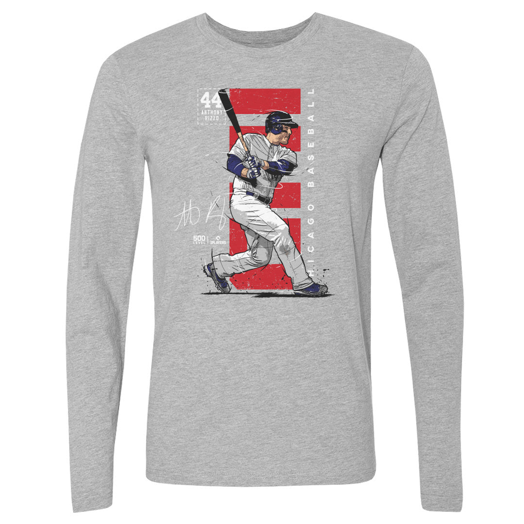 Anthony Rizzo Men's Long Sleeve T-Shirt | 500 LEVEL