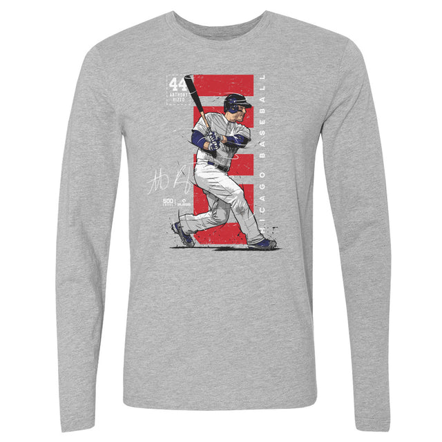 Anthony Rizzo Men's Long Sleeve T-Shirt | 500 LEVEL