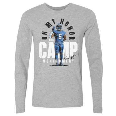 David Montgomery Men's Long Sleeve T-Shirt | 500 LEVEL