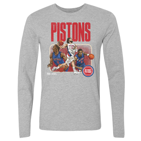 Detroit Pistons Men's Long Sleeve T-Shirt | 500 LEVEL