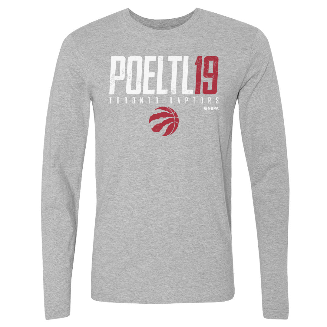 Jakob Poeltl Men's Long Sleeve T-Shirt | 500 LEVEL