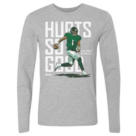 Jalen Hurts Men's Long Sleeve T-Shirt | 500 LEVEL