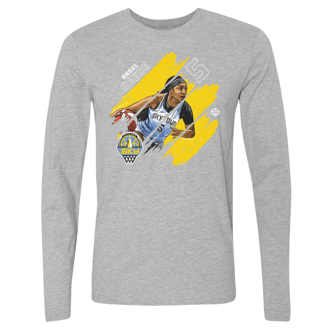 Angel Reese Men's Long Sleeve T-Shirt | 500 LEVEL