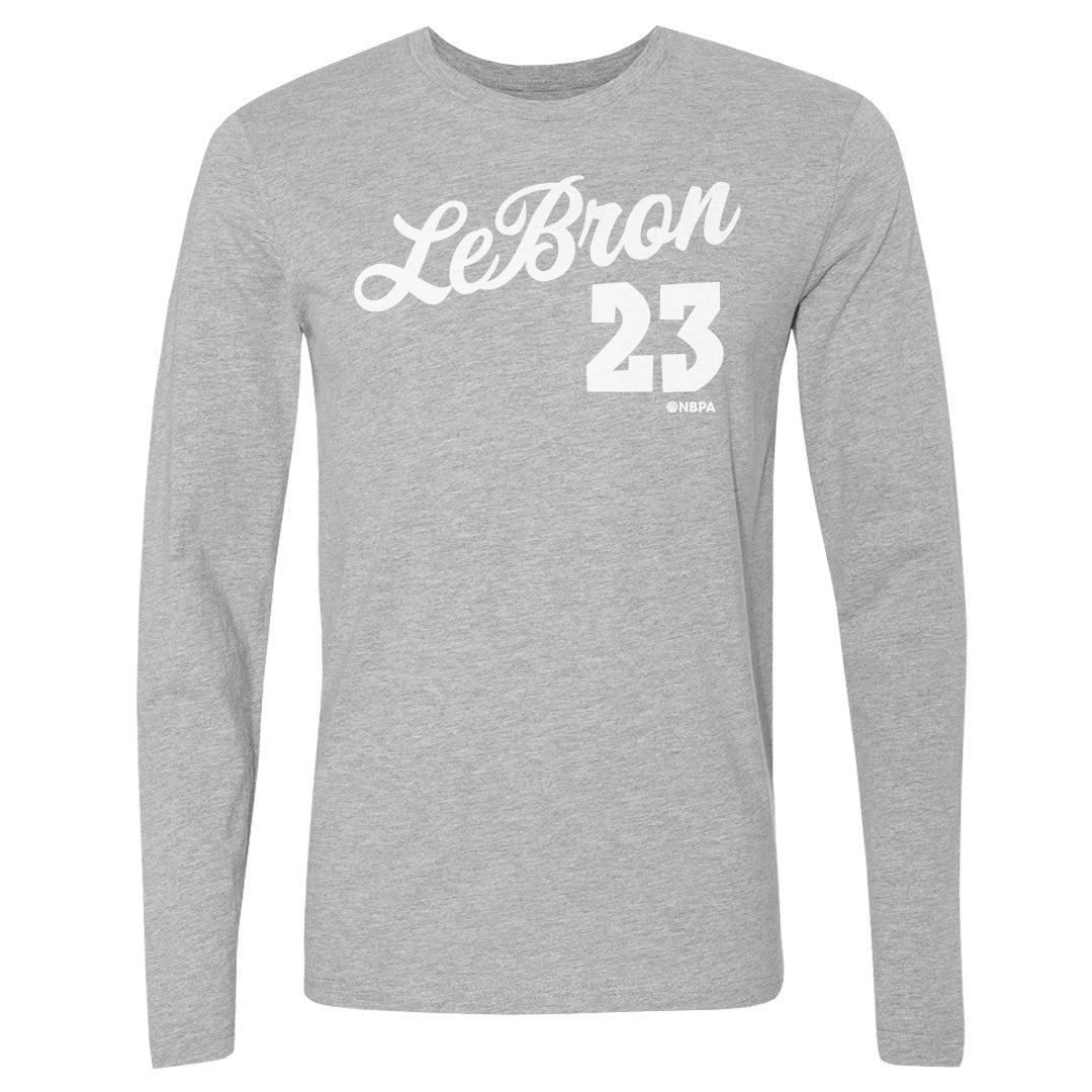 LeBron James Men's Long Sleeve T-Shirt | 500 LEVEL