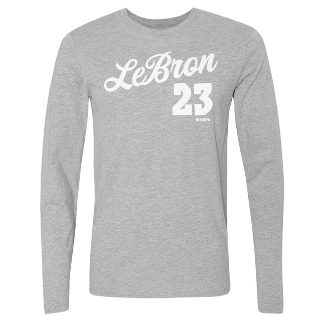 LeBron James Men's Long Sleeve T-Shirt | 500 LEVEL