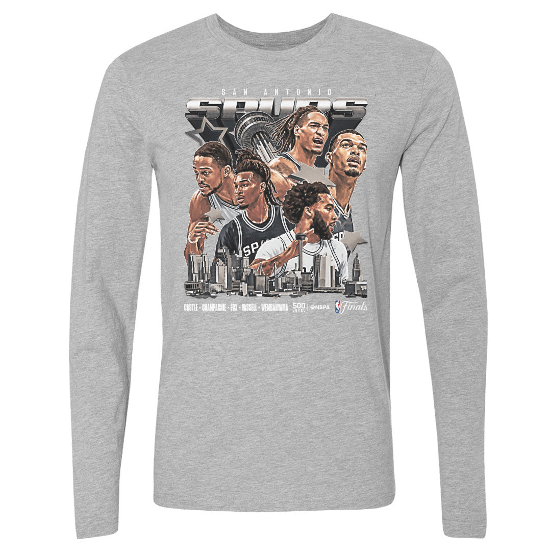 San Antonio Spurs Men's Long Sleeve T-Shirt | 500 LEVEL