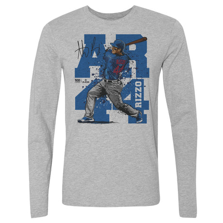 Anthony Rizzo Men's Long Sleeve T-Shirt | 500 LEVEL