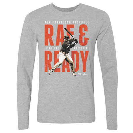 Rafael Devers Men's Long Sleeve T-Shirt | 500 LEVEL