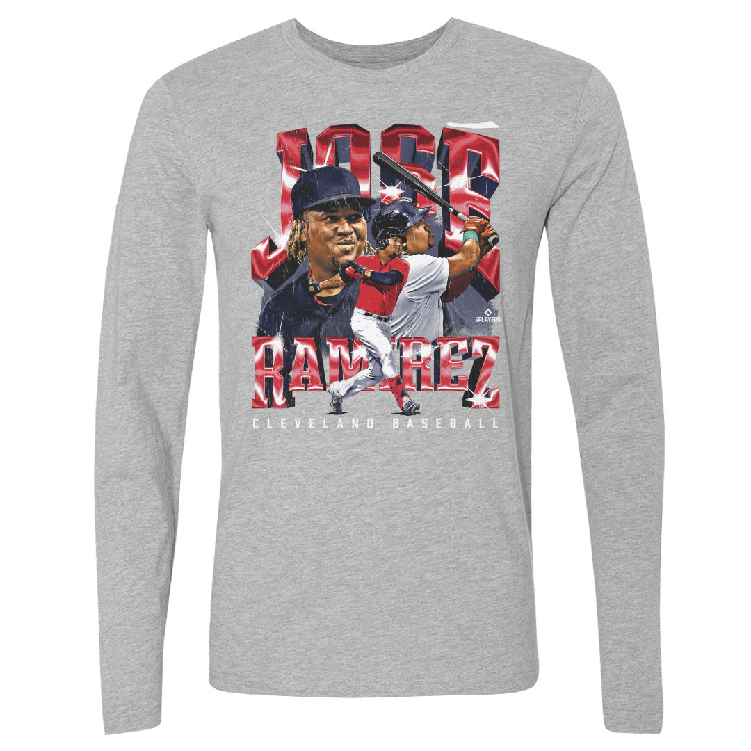 Jose Ramirez Men's Long Sleeve T-Shirt | 500 LEVEL