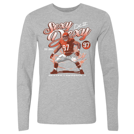 Dexter Lawrence II Men's Long Sleeve T-Shirt | 500 LEVEL