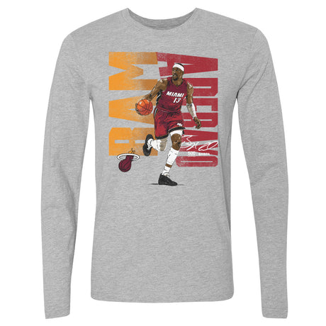 Bam Adebayo Men's Long Sleeve T-Shirt | 500 LEVEL