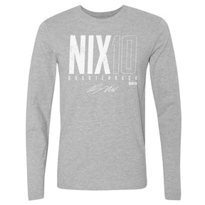 Bo Nix Men's Long Sleeve T-Shirt | 500 LEVEL
