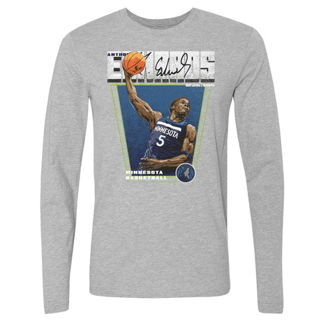 Anthony Edwards Men's Long Sleeve T-Shirt | 500 LEVEL
