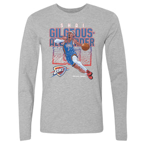 Shai Gilgeous-Alexander Men's Long Sleeve T-Shirt | 500 LEVEL