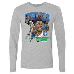 Anthony Edwards Men's Long Sleeve T-Shirt | 500 LEVEL