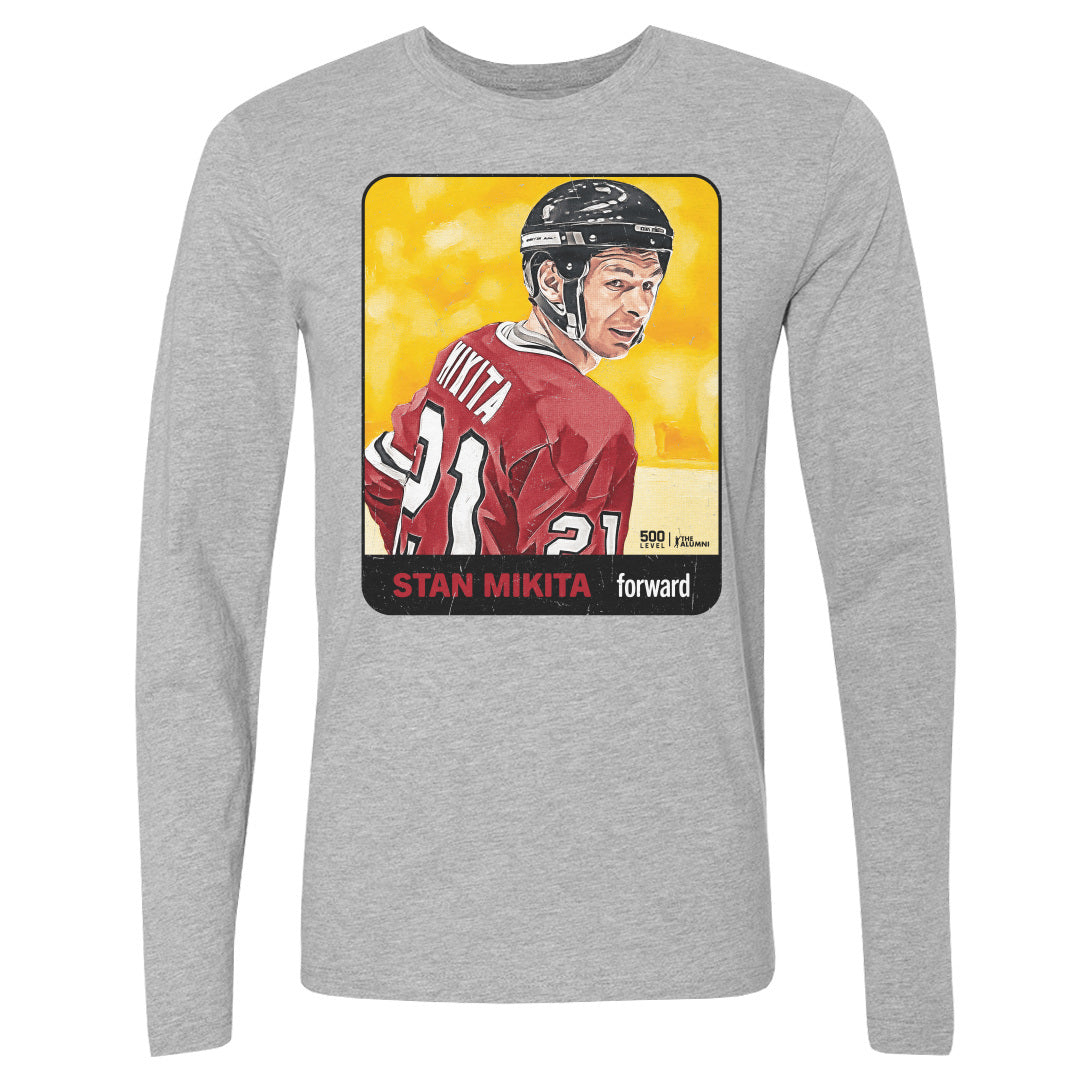 Stan Mikita Men's Long Sleeve T-Shirt | 500 LEVEL