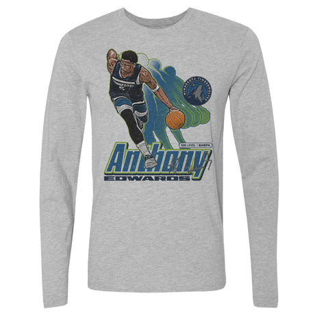 Anthony Edwards Men's Long Sleeve T-Shirt | 500 LEVEL