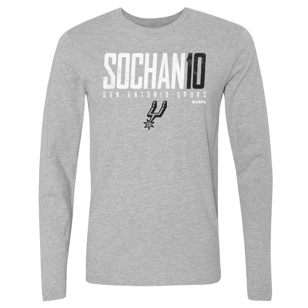 Jeremy Sochan Men&#39;s Long Sleeve T-Shirt | 500 LEVEL