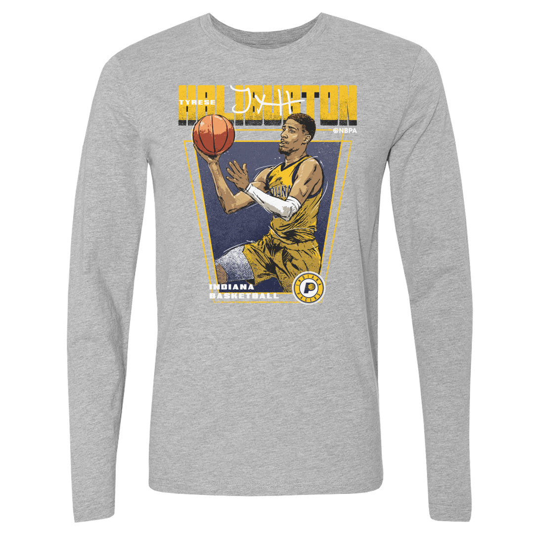 Tyrese Haliburton Men's Long Sleeve T-Shirt | 500 LEVEL
