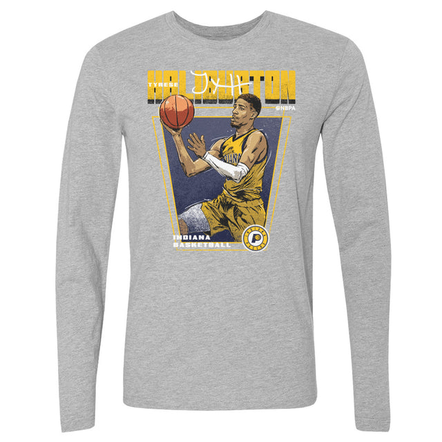 Tyrese Haliburton Men's Long Sleeve T-Shirt | 500 LEVEL