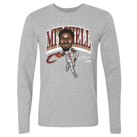 Donovan Mitchell Men's Long Sleeve T-Shirt | 500 LEVEL