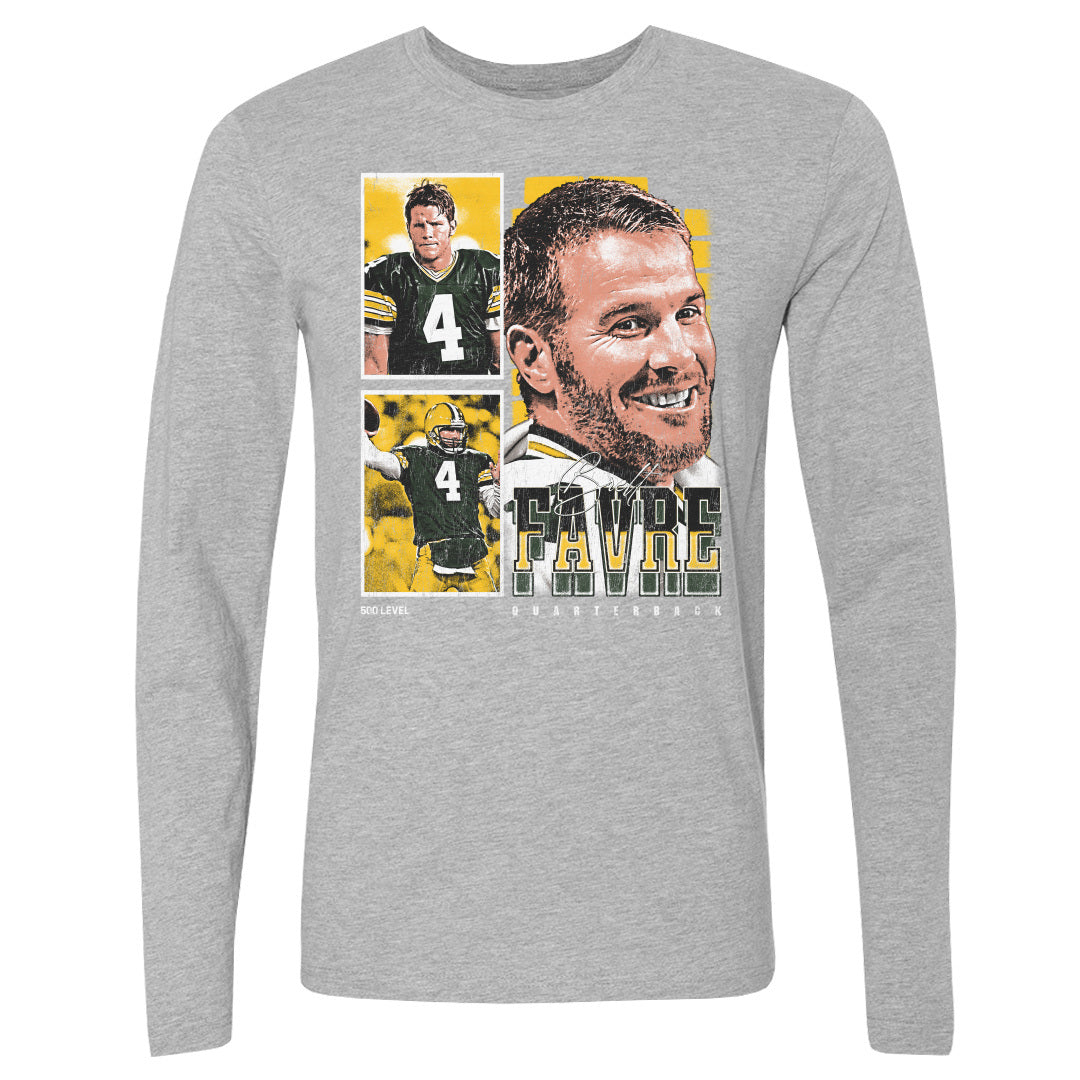 Brett Favre Men's Long Sleeve T-Shirt | 500 LEVEL