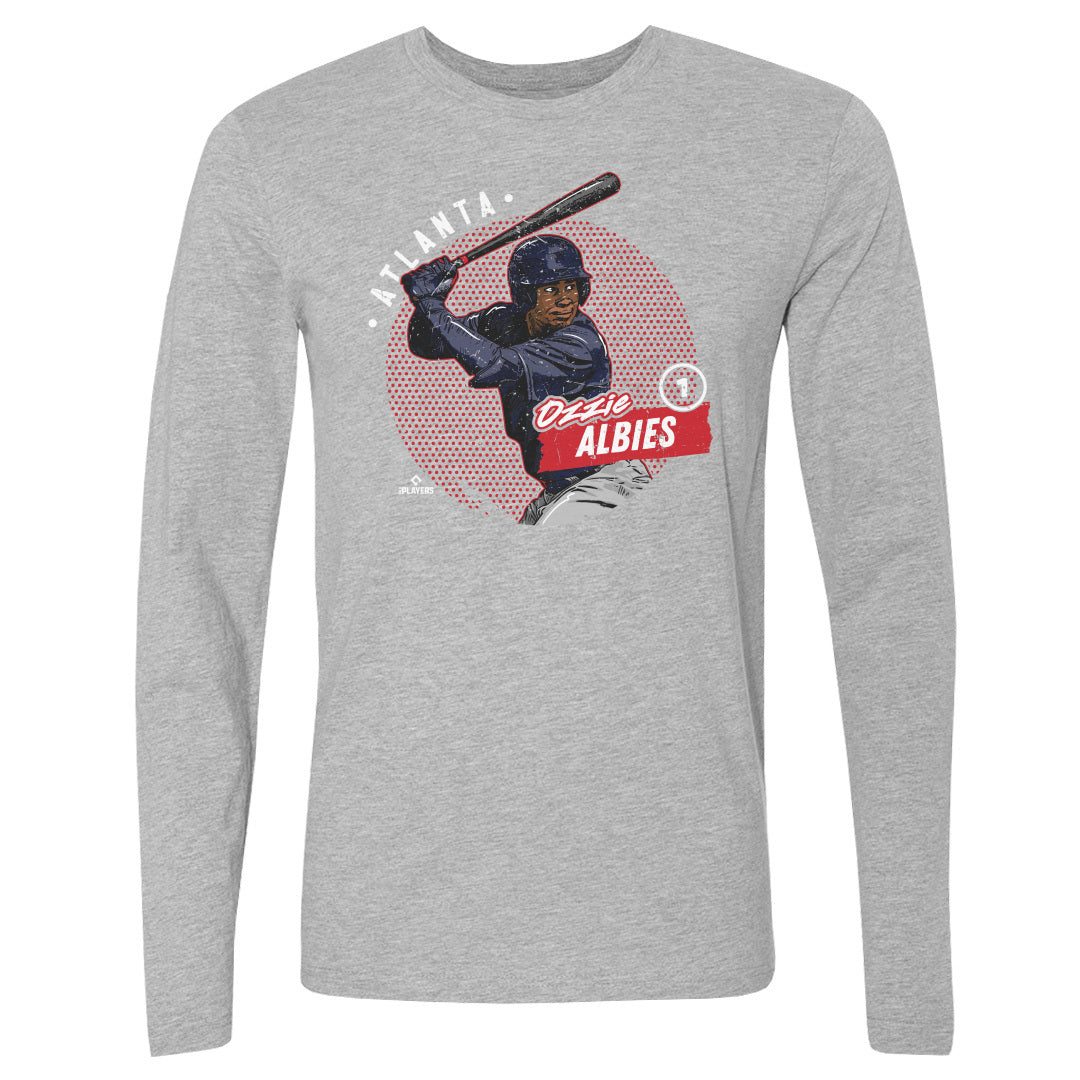 Ozzie Albies Men's Long Sleeve T-Shirt | 500 LEVEL