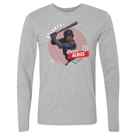 Ozzie Albies Men's Long Sleeve T-Shirt | 500 LEVEL