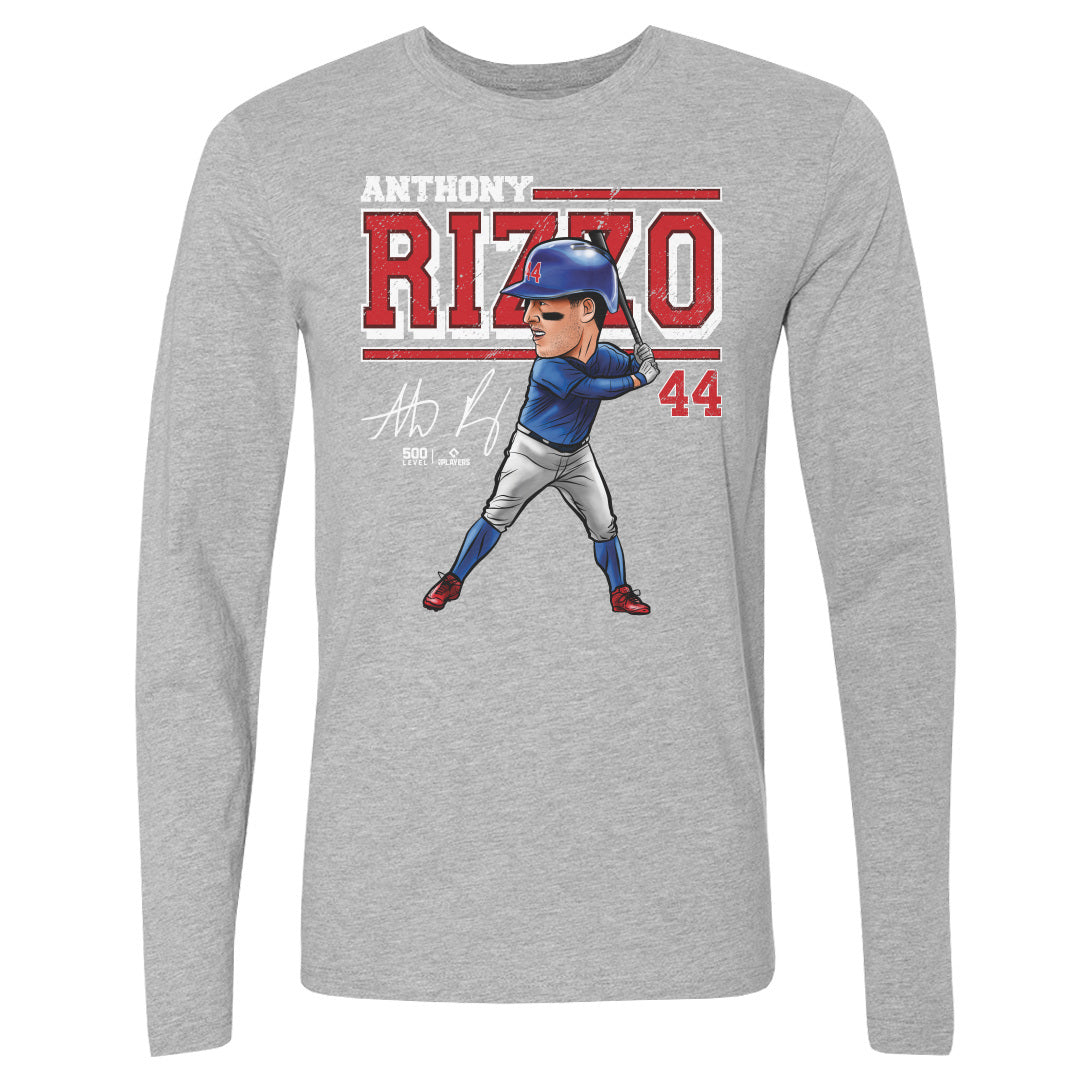 Anthony Rizzo Men's Long Sleeve T-Shirt | 500 LEVEL