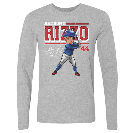 Anthony Rizzo Men's Long Sleeve T-Shirt | 500 LEVEL
