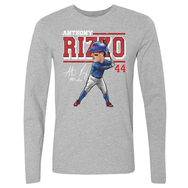 Anthony Rizzo Men's Long Sleeve T-Shirt | 500 LEVEL