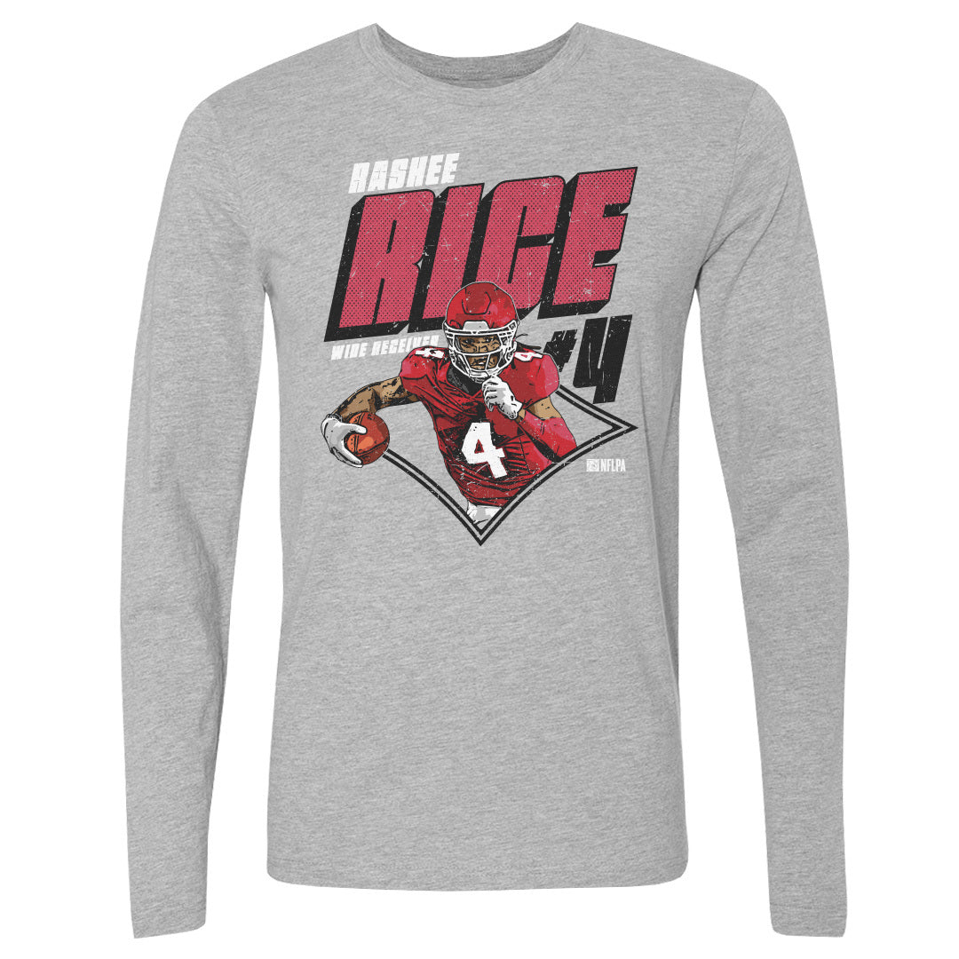 Rashee Rice Men's Long Sleeve T-Shirt | 500 LEVEL
