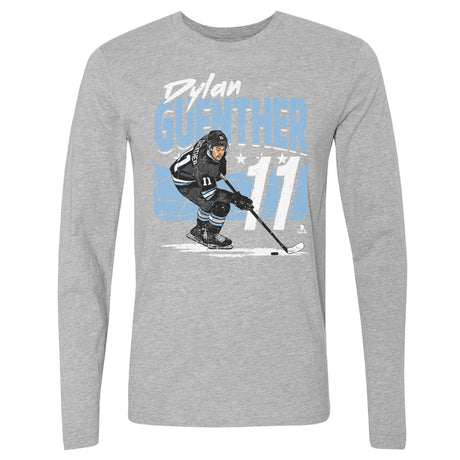 Dylan Guenther Men's Long Sleeve T-Shirt | 500 LEVEL